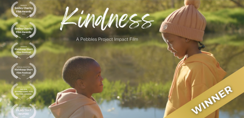 Pebbles Project impact film wins prestigious award